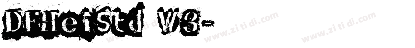 DFHeiStd W3字体转换
